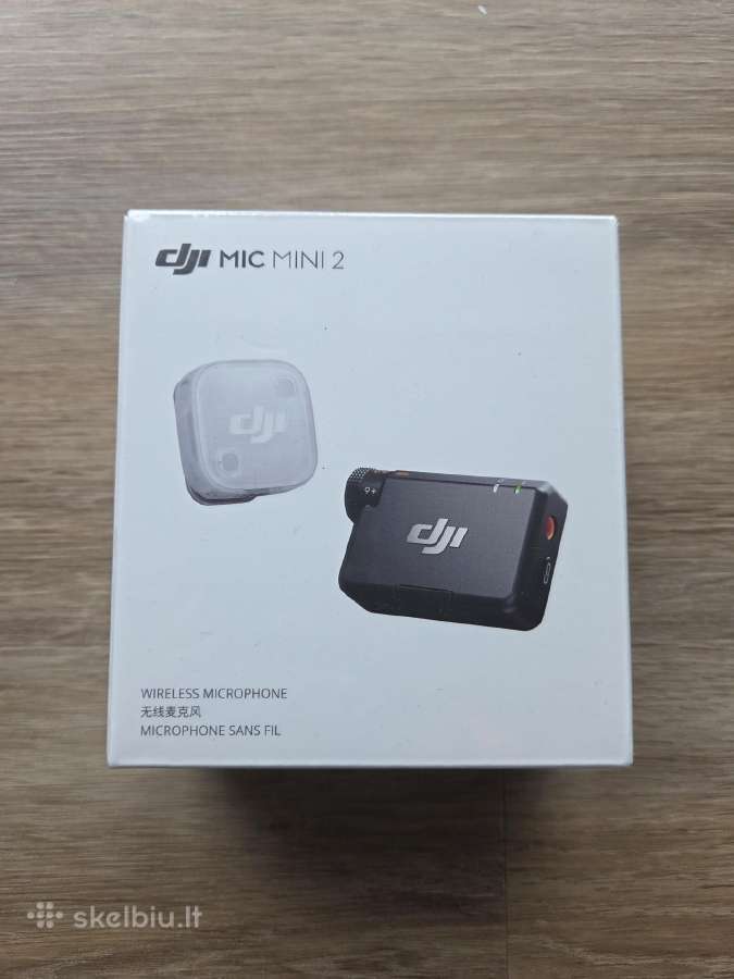 Dji Mic Mini 2, Mini 3, 2tx, 1rx, Case mikrofonas - nuotraukos Nr. 6