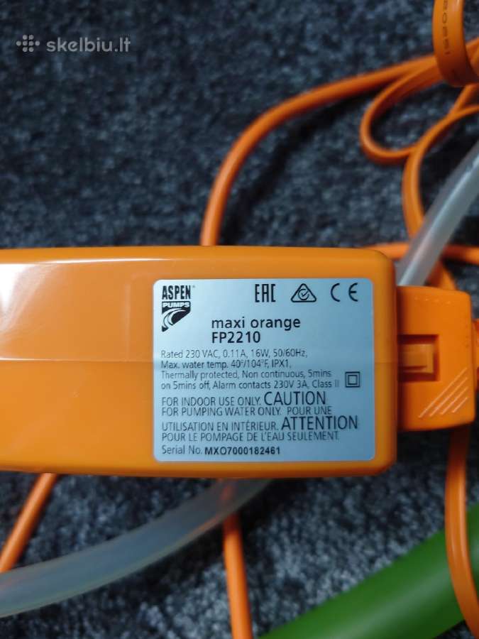 Aspen maxi orange kondicionierius siurblys - nuotraukos Nr. 3