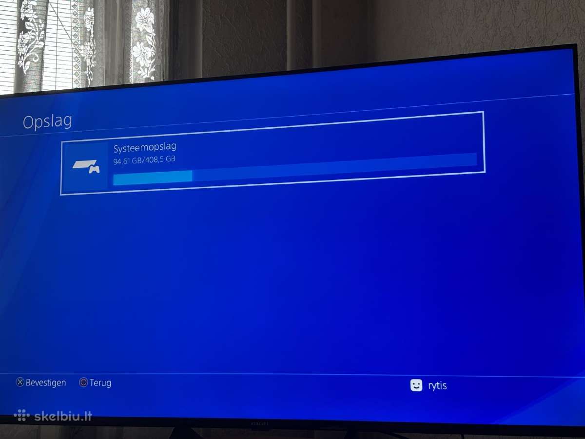 Baltas “phat 500gb Ps4 + Red dead redemption 2 - nuotraukos Nr. 9