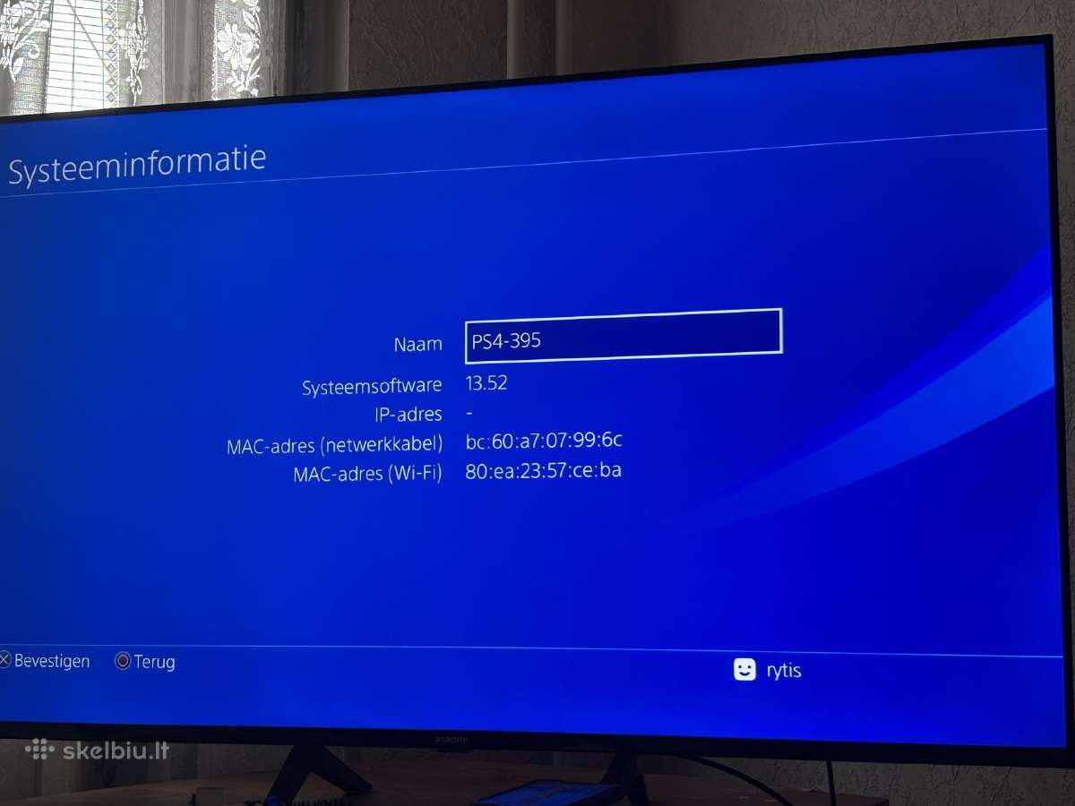 Baltas “phat 500gb Ps4 + Red dead redemption 2 - nuotraukos Nr. 10