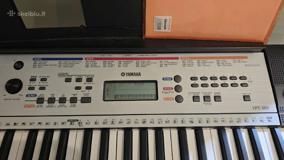 Yamaha Ypt-260 - nuotraukos Nr. 2