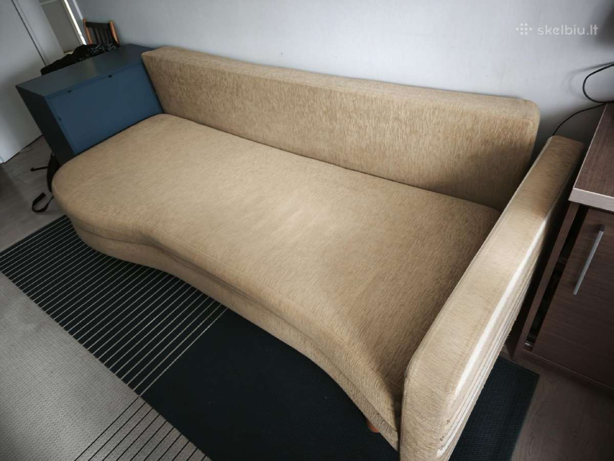 Kompaktiška sofa-lova su patalynės dėže (210 cm) - nuotraukos Nr. 2