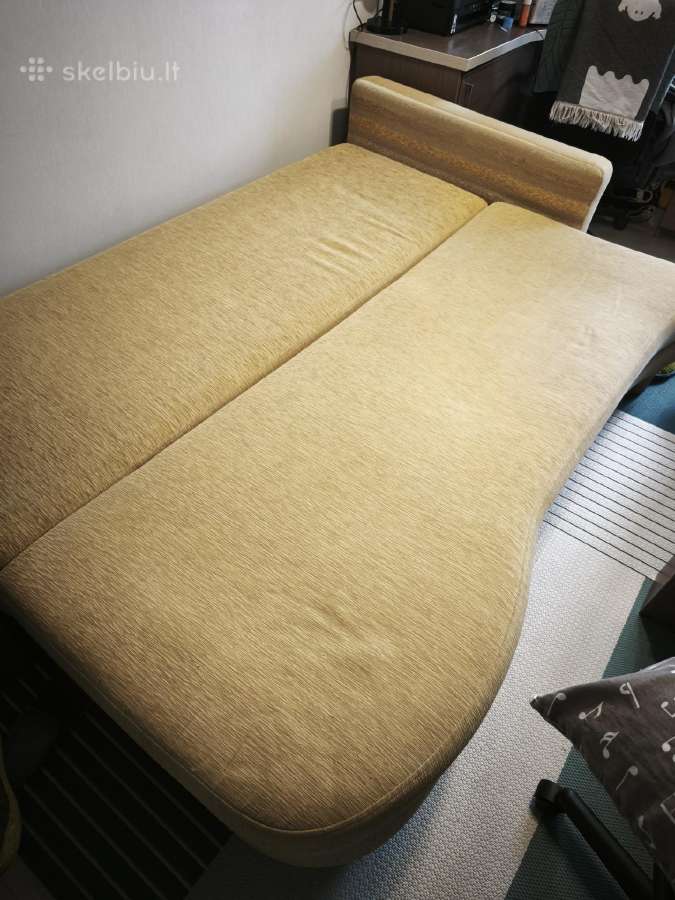 Kompaktiška sofa-lova su patalynės dėže (210 cm) - nuotraukos Nr. 5