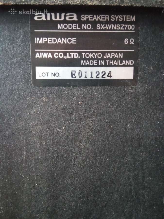 Muzikinis centras Aiwa CX-g5ez - nuotraukos Nr. 6