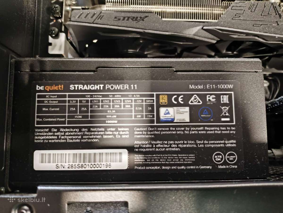 Old High End gamming Pc Gtx 1070 Ti Sli i7-7740k - nuotraukos Nr. 7