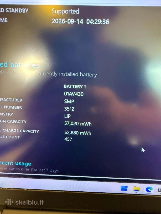 Lenovo X1 Carbon 6 Gen 14 i5-8350u 16gb 256gb - nuotraukos Nr. 5