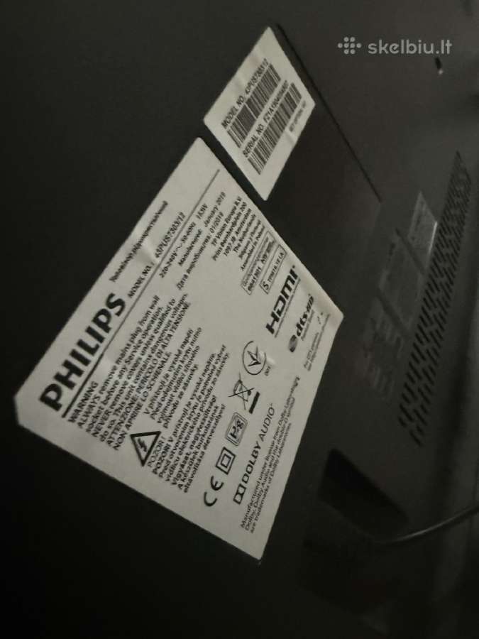 Philips 43, 4k Uhd LED, Android TV, Ambilight - nuotraukos Nr. 3