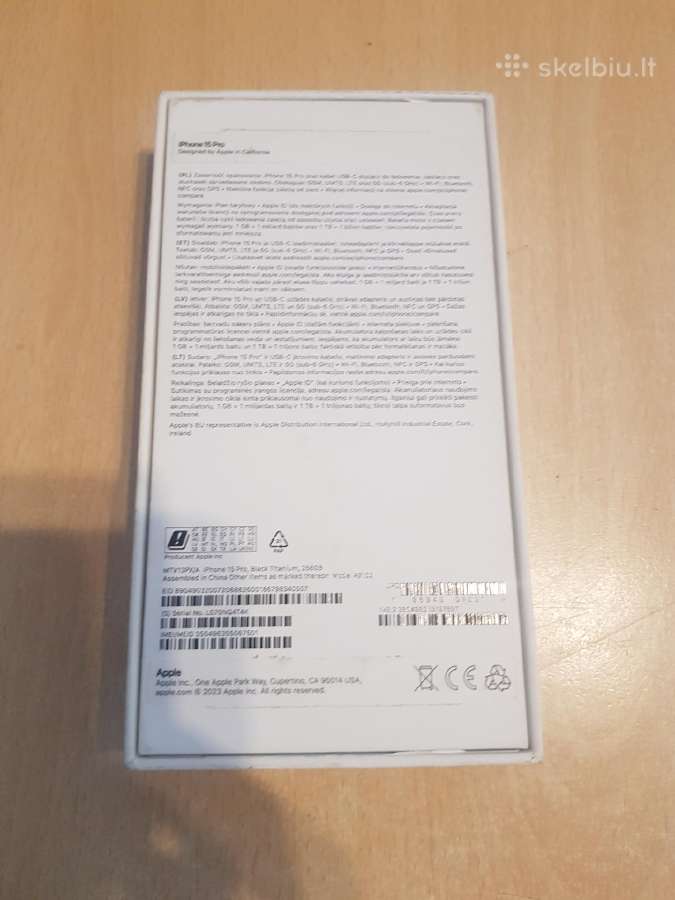 Parduodu naudotą Apple iPhone 15 Pro - nuotraukos Nr. 4