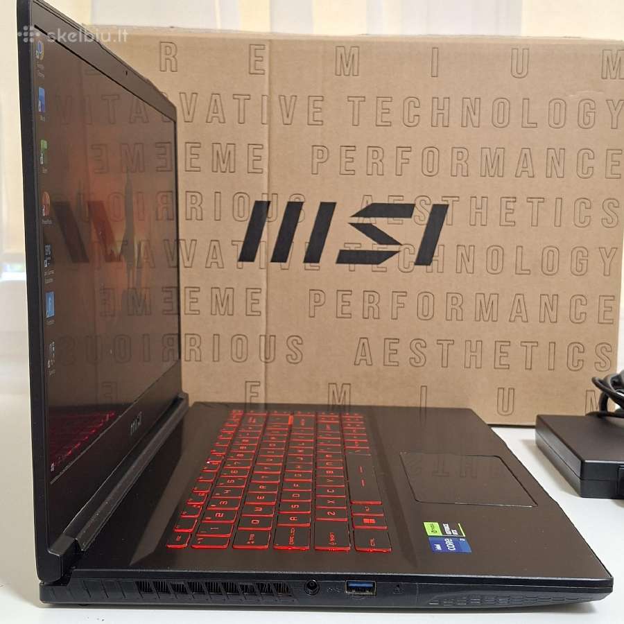 Msi i7 12th gen / Rtx 3050 / 16gb / 1.5tb / 144hz - nuotraukos Nr. 3