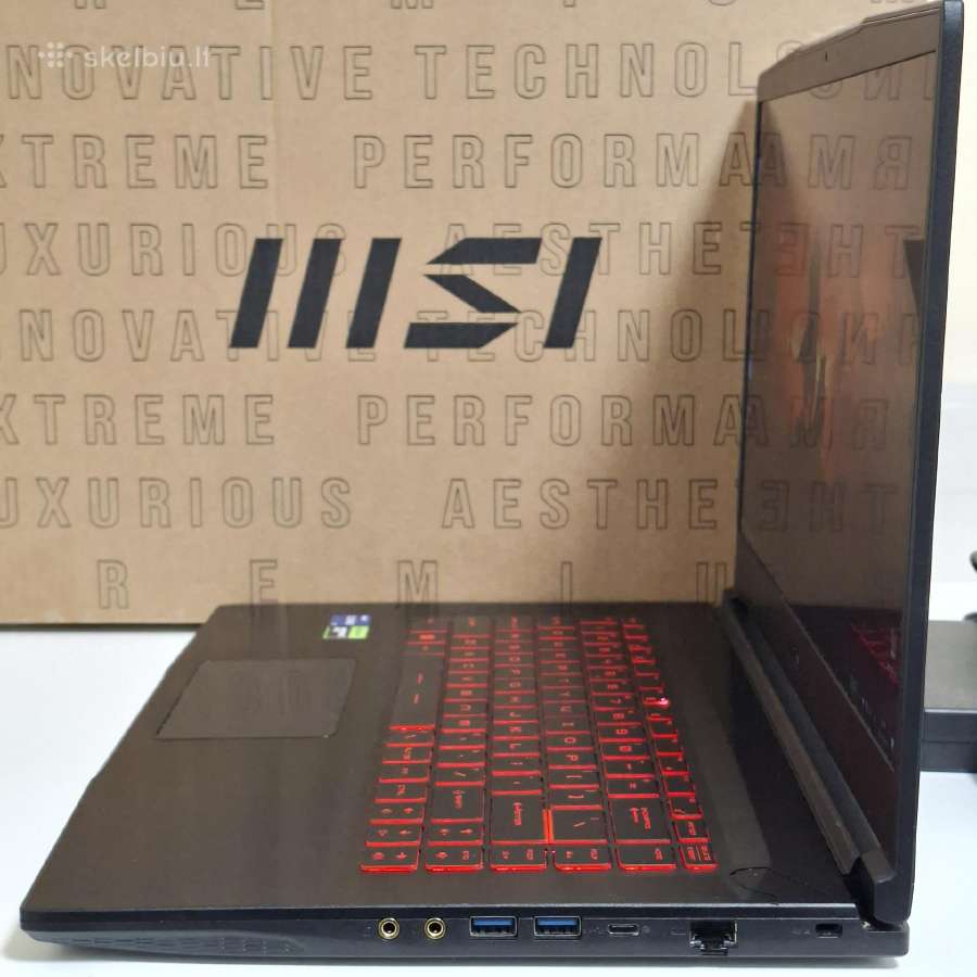 Msi i7 12th gen / Rtx 3050 / 16gb / 1.5tb / 144hz - nuotraukos Nr. 4