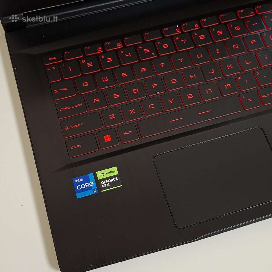 Msi i7 12th gen / Rtx 3050 / 16gb / 1.5tb / 144hz - nuotraukos Nr. 7