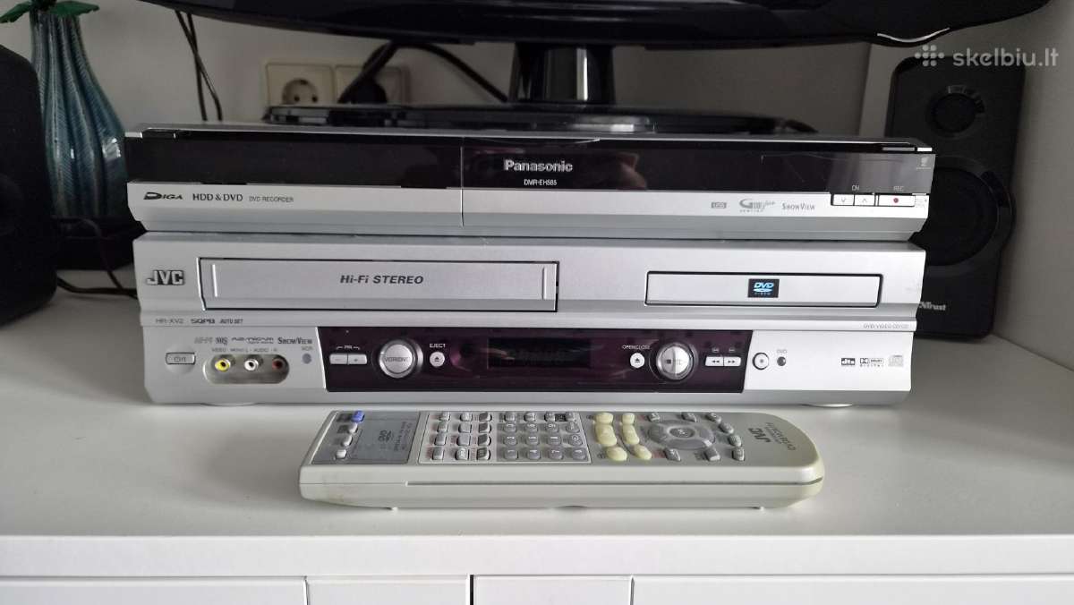 JVC kaseciu ir Dvd grotuvas du viename - nuotraukos Nr. 2