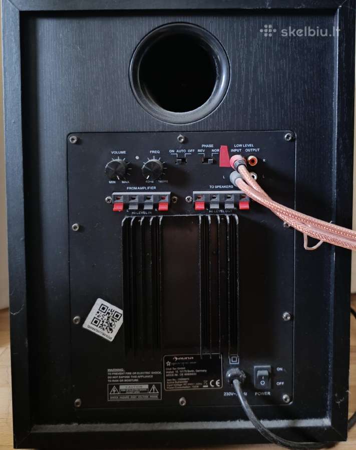 Subwooferis Auna Line 300 - nuotraukos Nr. 3
