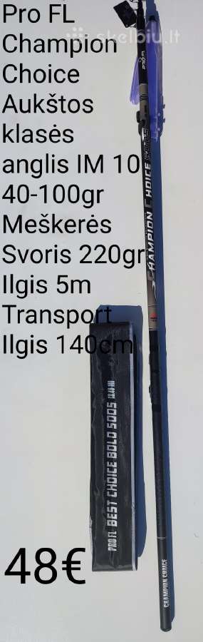 Boloninės-teleskopines anglines meškerės - nuotraukos Nr. 25