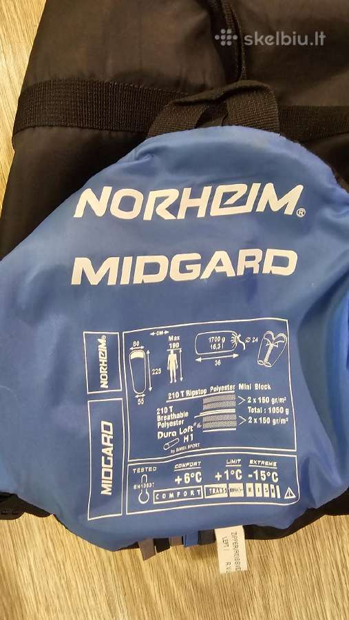 Norheim Midgard miegmaišis (1700g, iki +1c) - nuotraukos Nr. 2