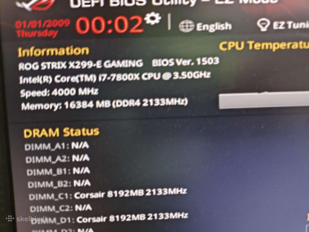 Old High End gamming i7-7800x Gtx 1070 Ti 8gb - nuotraukos Nr. 6
