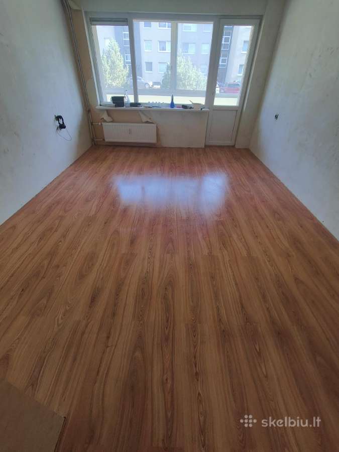 Laminuotos medienos plaušų grindys Naudotos 24m² - nuotraukos Nr. 3