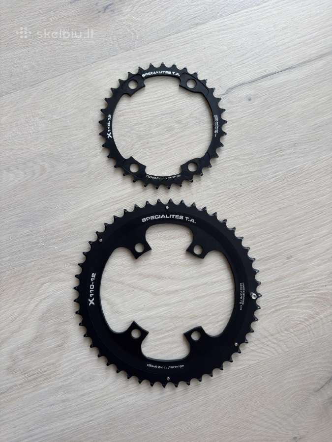 Specialites Ta X110 48t ir 34t chainrings 110 Bcd - nuotraukos Nr. 3