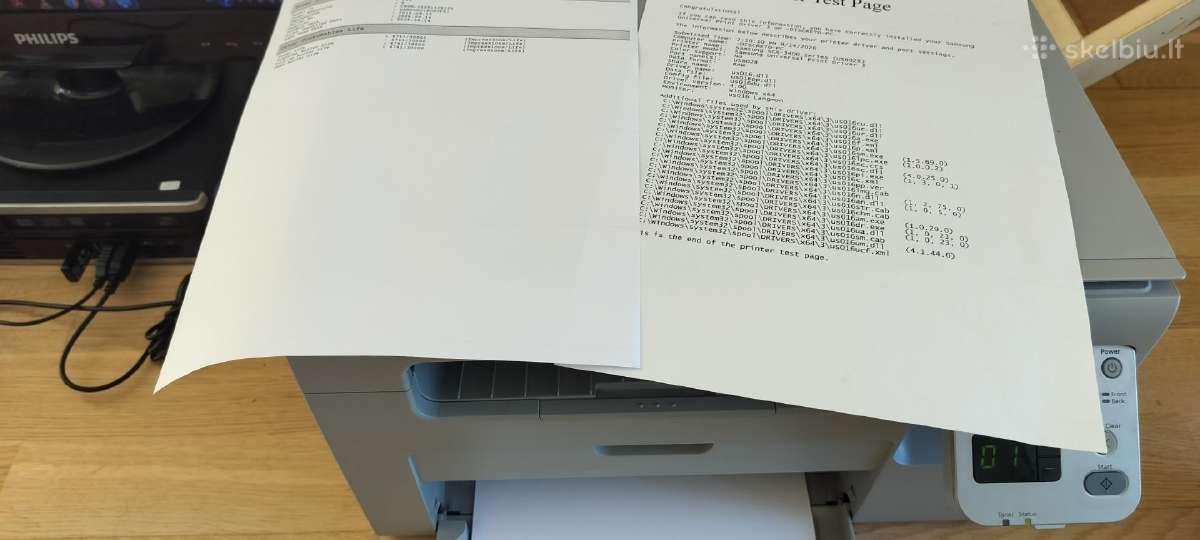 Samsung Scx-3400 spausdintuvas - nuotraukos Nr. 3