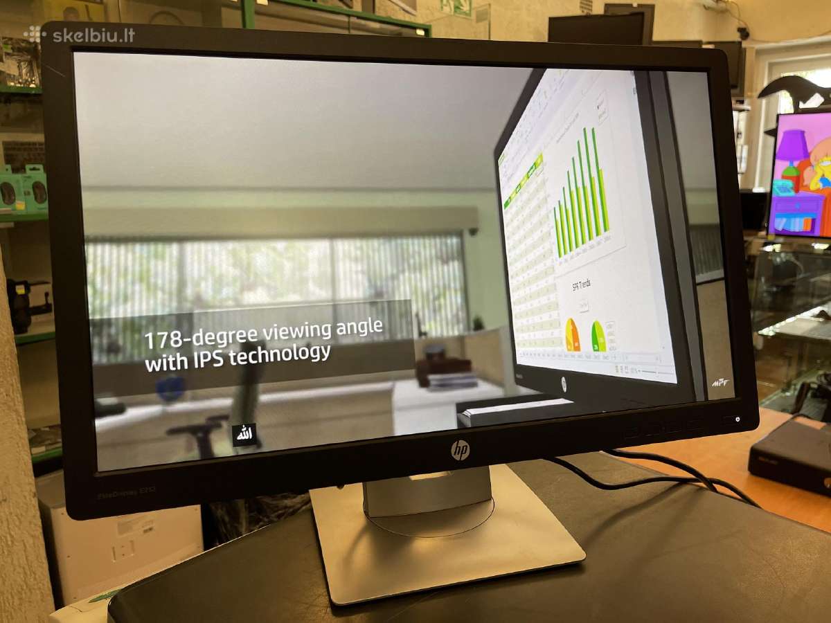 23" Fhd Hdmi monitoriai Hp 232 su garantija - nuotraukos Nr. 2