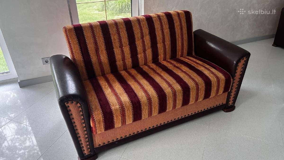 Dvivietė sofa su foteliu - nuotraukos Nr. 2
