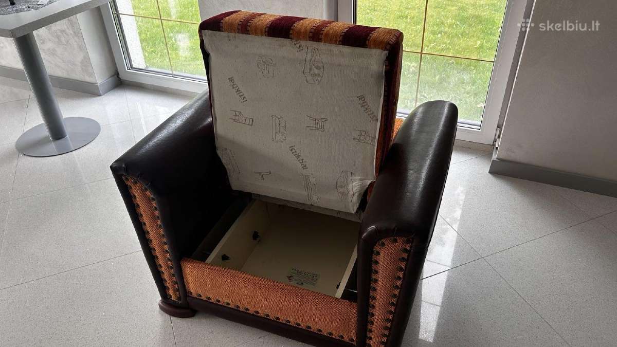 Dvivietė sofa su foteliu - nuotraukos Nr. 8