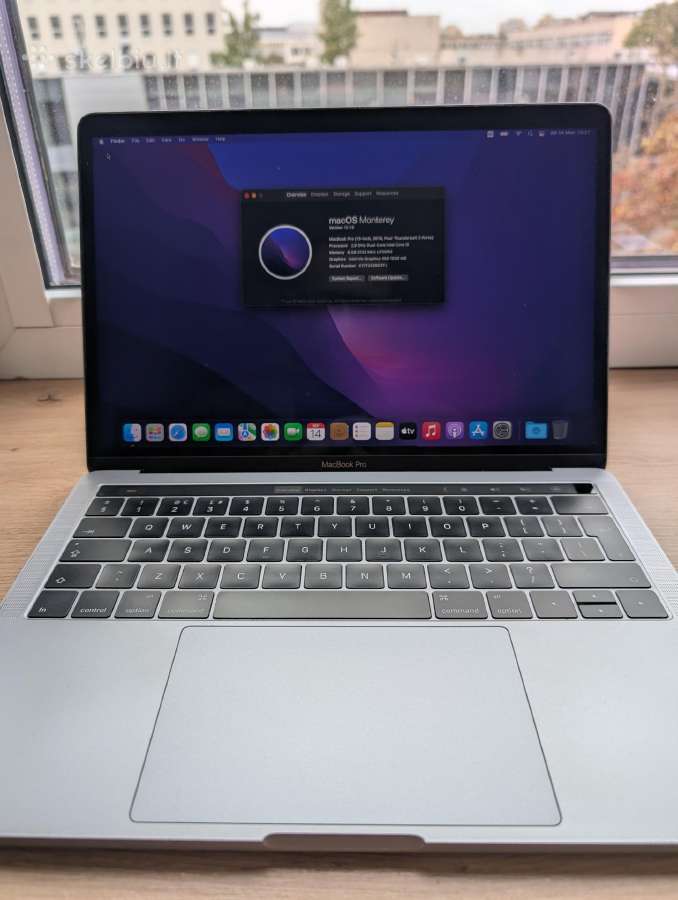 Apple MacBook Pro 13" i5 8gb 256gb su touch bar - nuotraukos Nr. 2