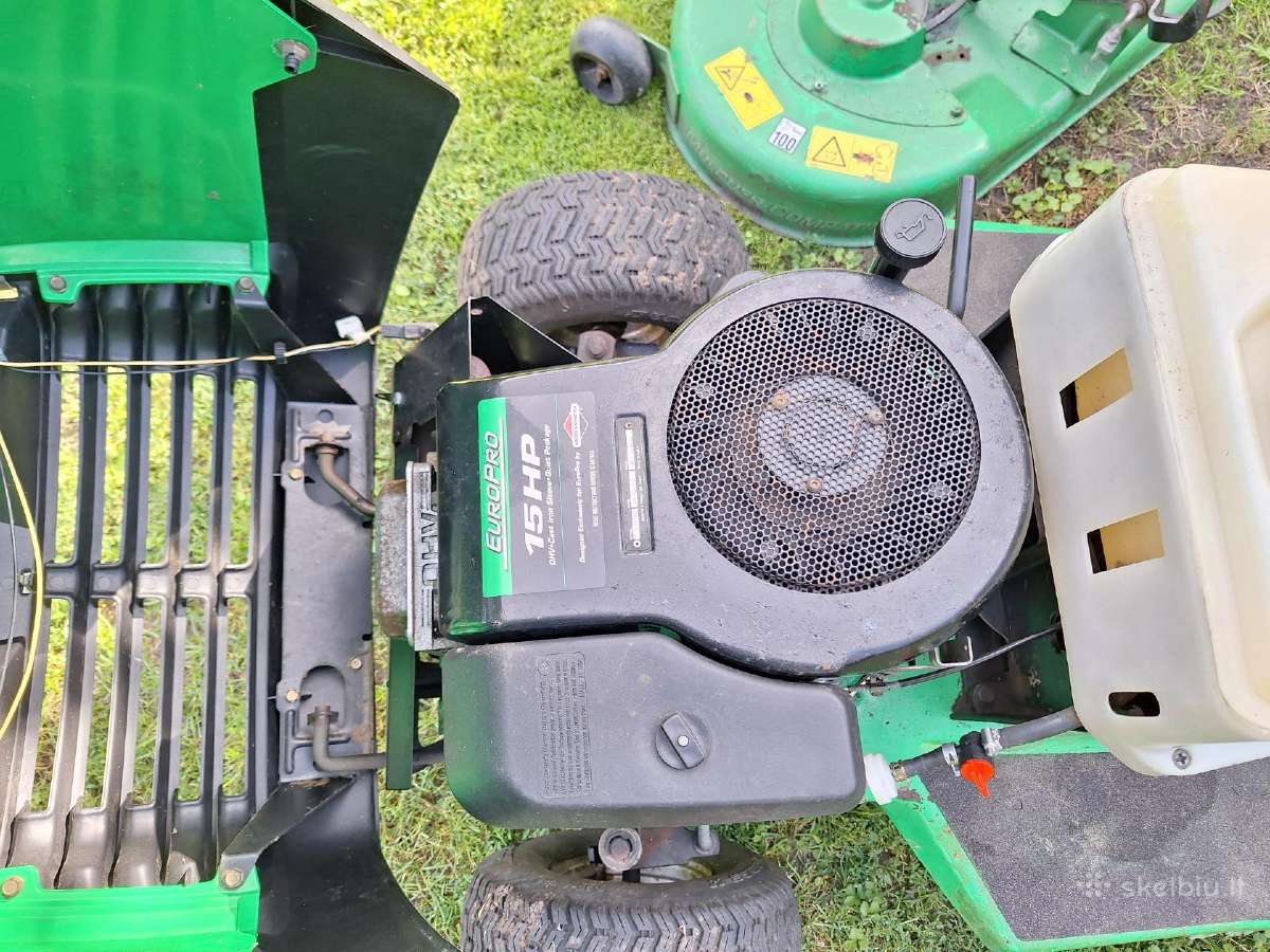 John Deere Europro sodo traktoriukas 15hp Briggs&s - nuotraukos Nr. 11