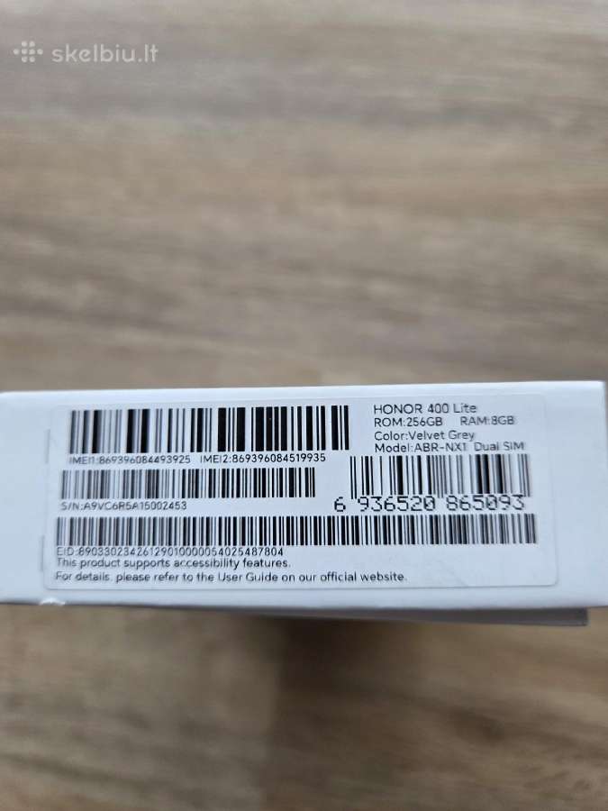 Honor 600 lite 400 lite 5G 256gb telefonas - nuotraukos Nr. 9