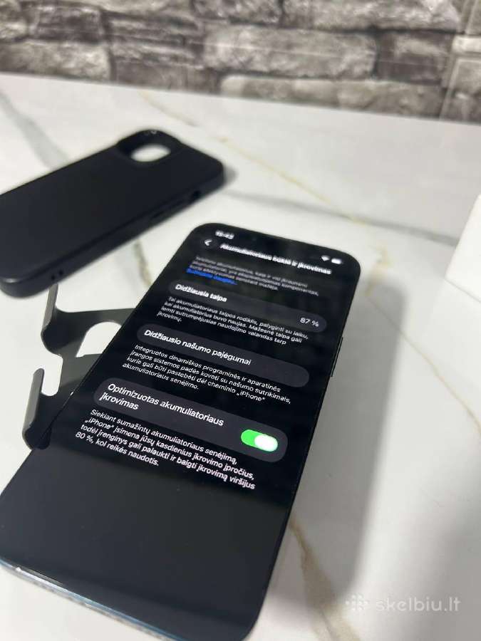 iPhone 14 128gb 87% blue - nuotraukos Nr. 10