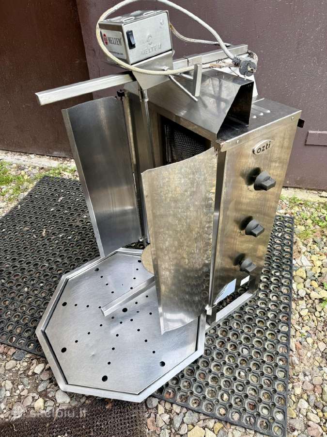 3 degiklių kebabo mėsos kepimo pečius Ozti 400€ - nuotraukos Nr. 4