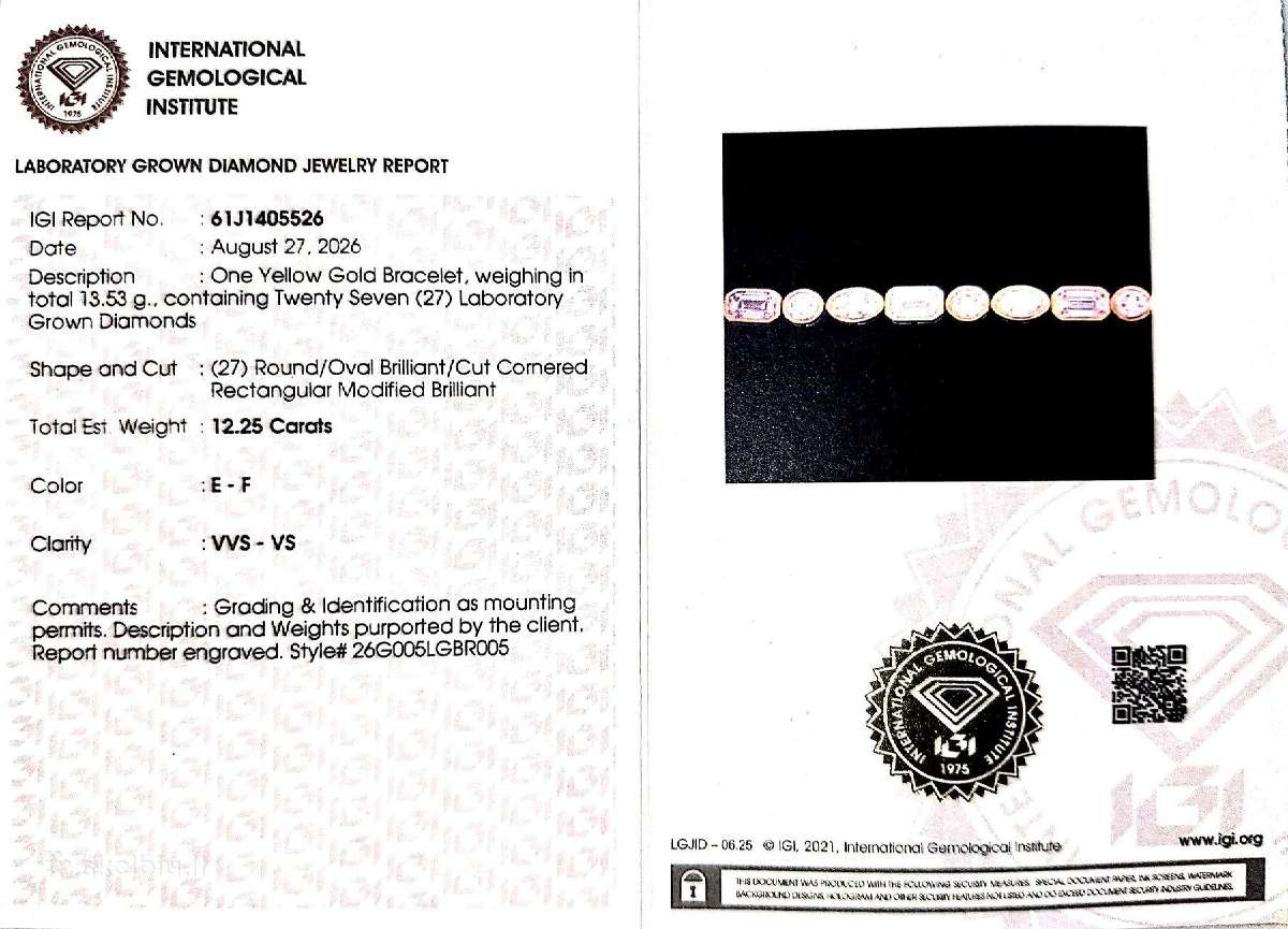 Tennis apyrankės su LG deimantais 30ct,18ct ir kt - nuotraukos Nr. 18