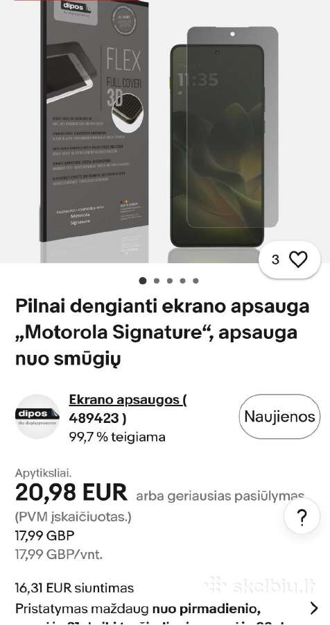 Keičiu Motorola Signature 16/512gb tik keitimas - nuotraukos Nr. 6