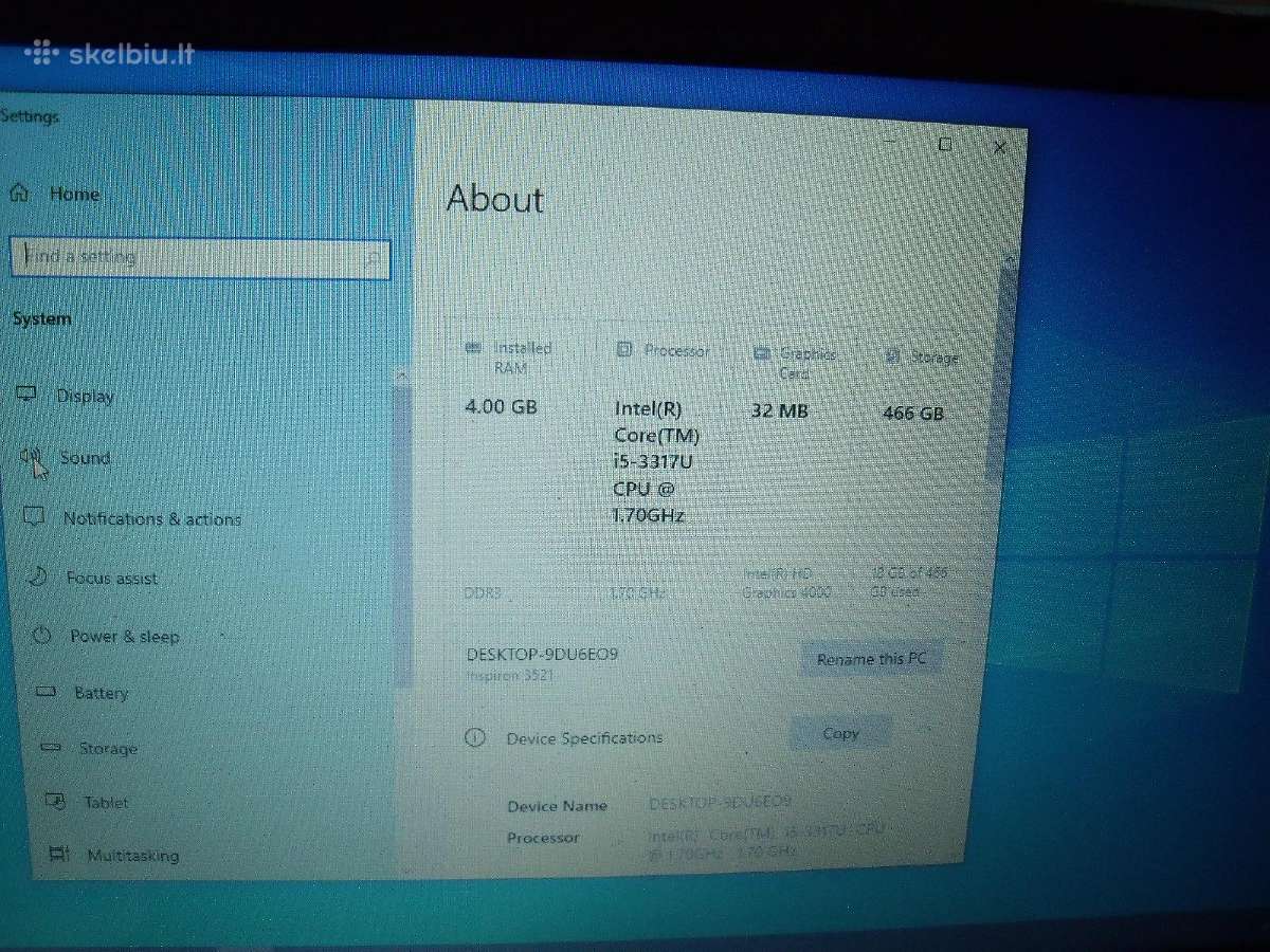 Dell Inspiron 15 3521 - nuotraukos Nr. 2