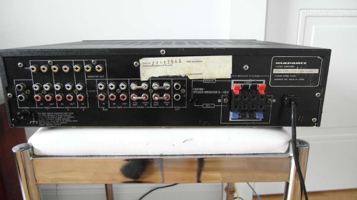 Stiprintuvas Marantz AV-350 - nuotraukos Nr. 3