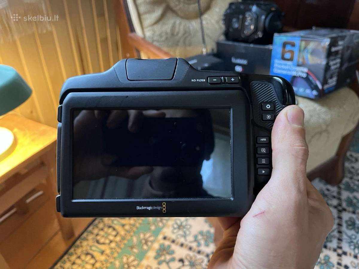 Blackmagic Pocket Cinema Camera 6k Pro Bmpcc6k Pro - nuotraukos Nr. 3
