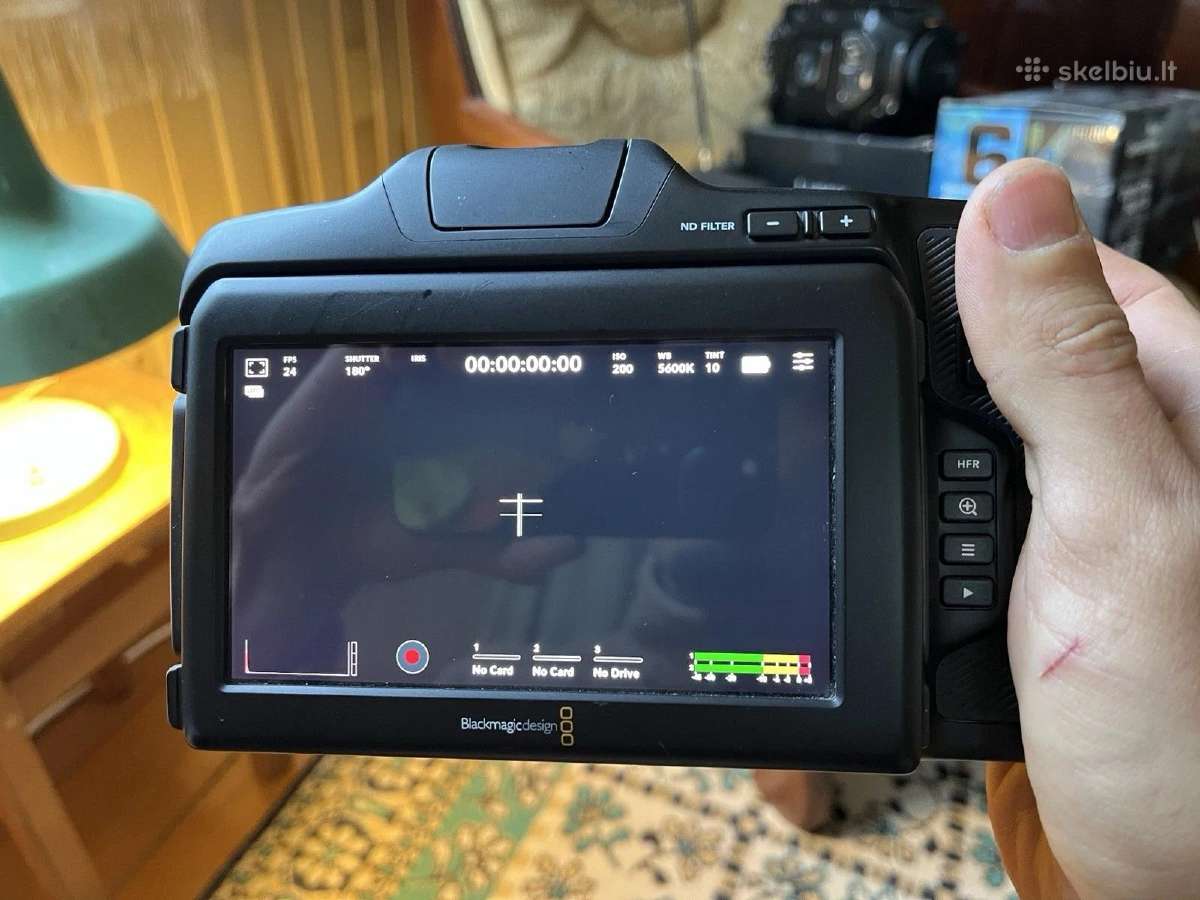 Blackmagic Pocket Cinema Camera 6k Pro Bmpcc6k Pro - nuotraukos Nr. 5