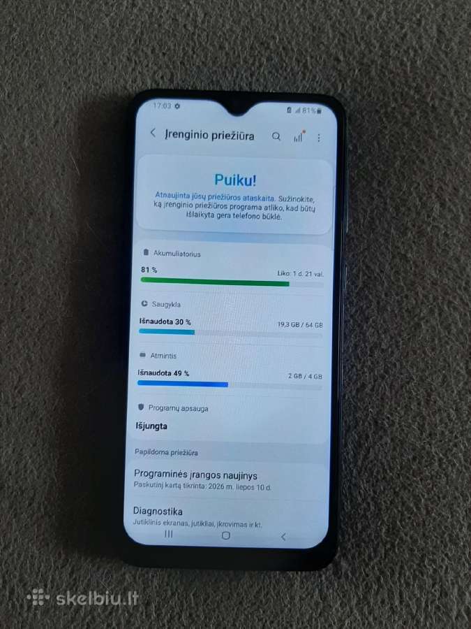 Samsung a30s - nuotraukos Nr. 6