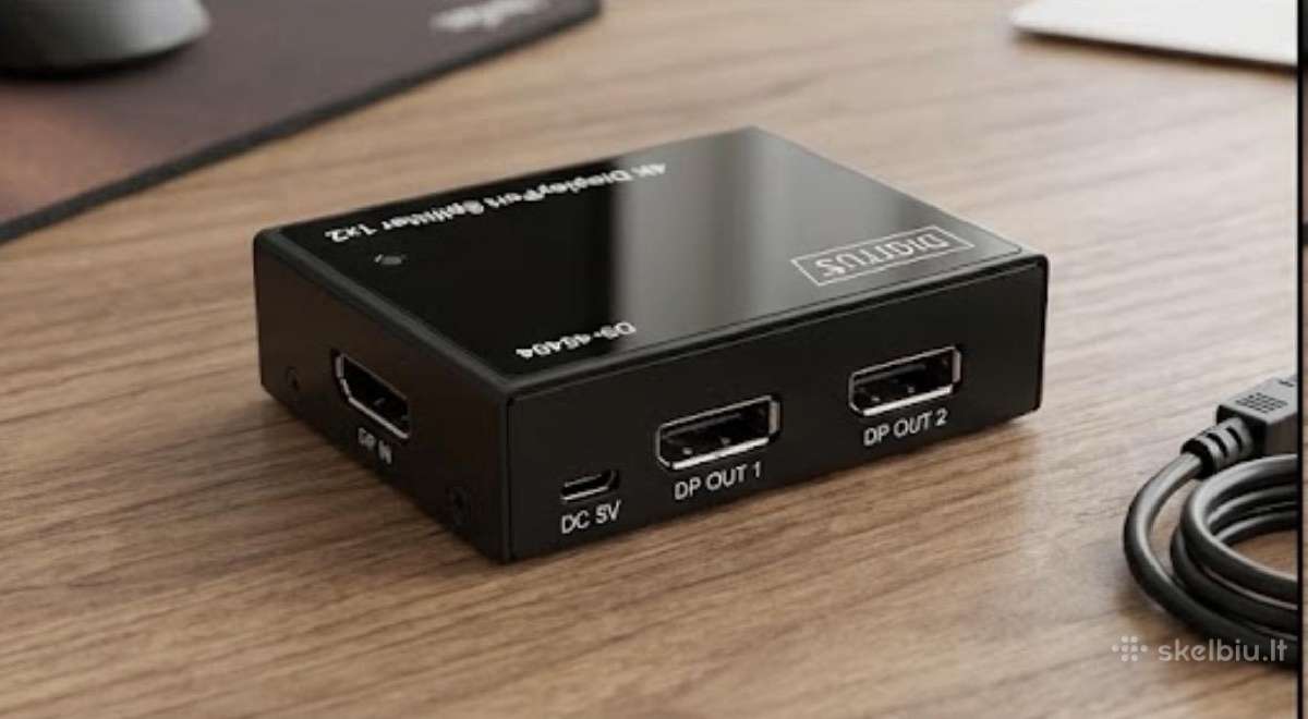 Parduodu Digitus 4k displayport šakotuvą (1 j 2) - nuotraukos Nr. 2