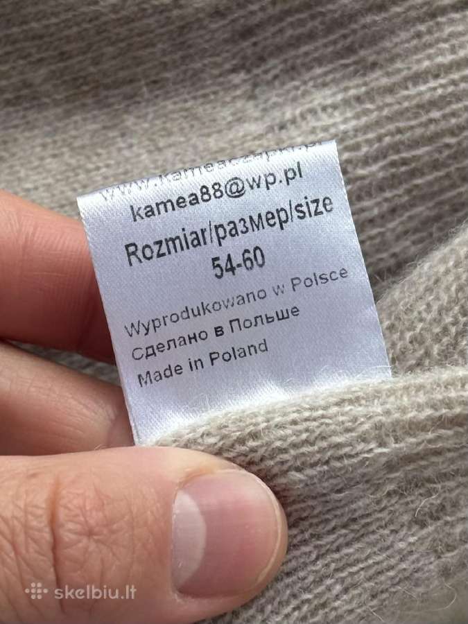 Nauja vilnonė moteriška kepurė - nuotraukos Nr. 18