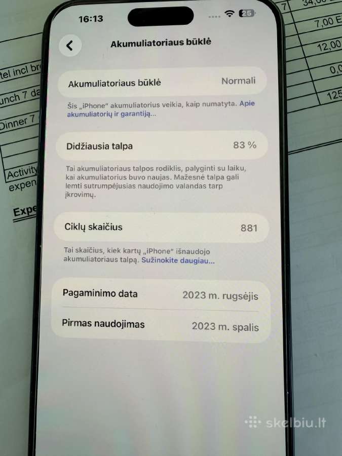 Apple iPhone 15 pro max 256gb - nuotraukos Nr. 8