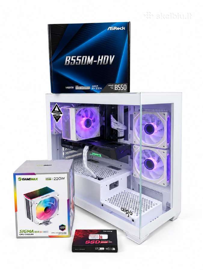 Stacionarus Žaidimų Kompiuteris Rtx 3060ti Ryzen 5 - nuotraukos Nr. 2