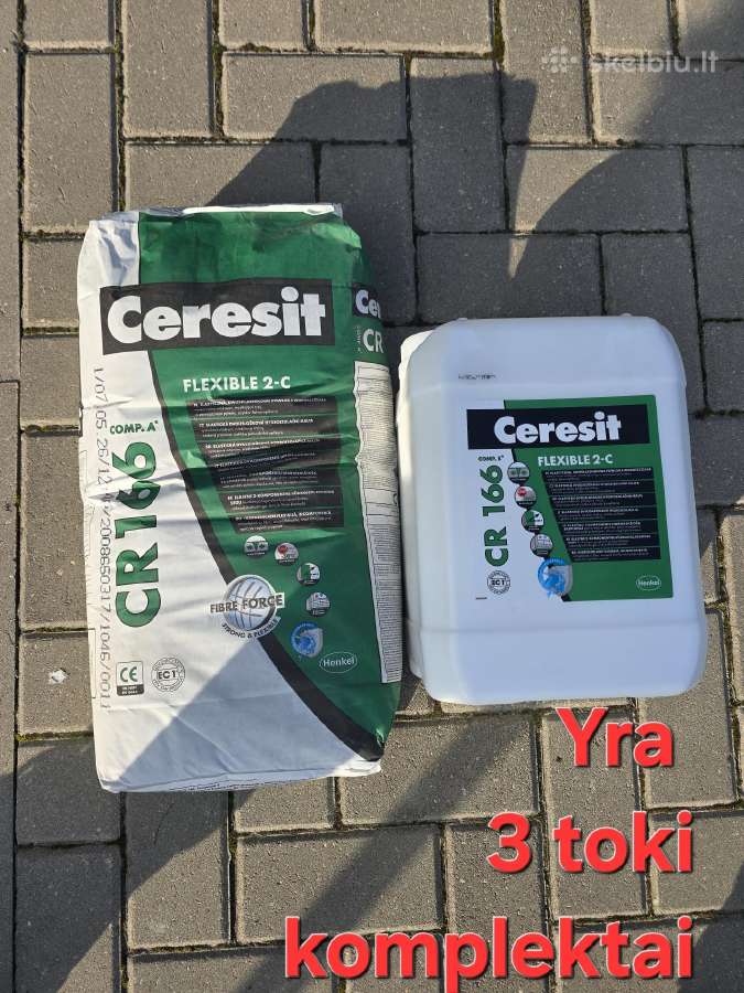 Plytelių klijai, hidroizoliacija, siūlių glaistas - nuotraukos Nr. 4