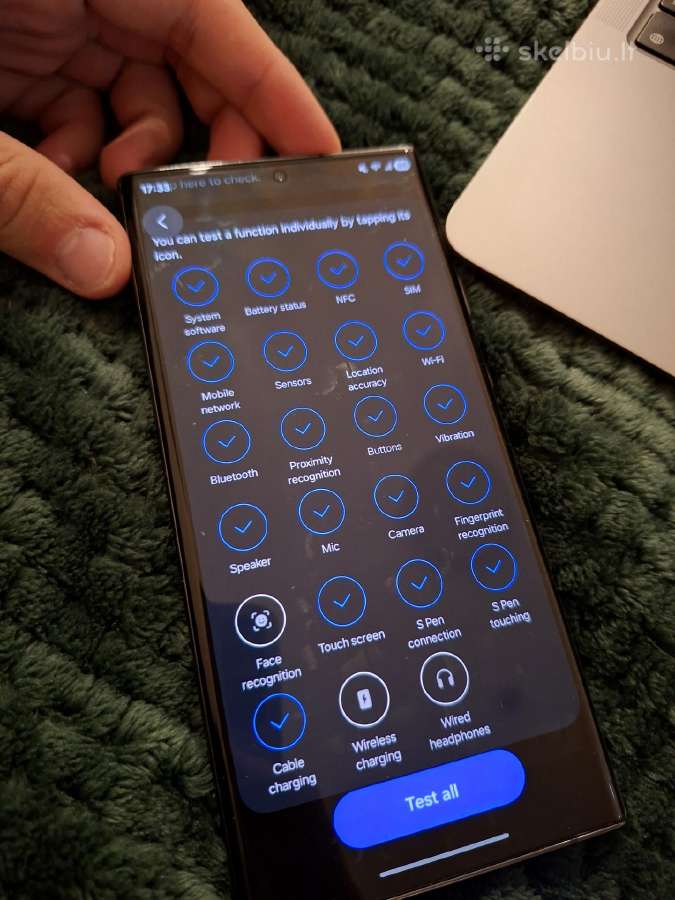 S22 Ultra 8/128 Snapdragon versija - nuotraukos Nr. 12
