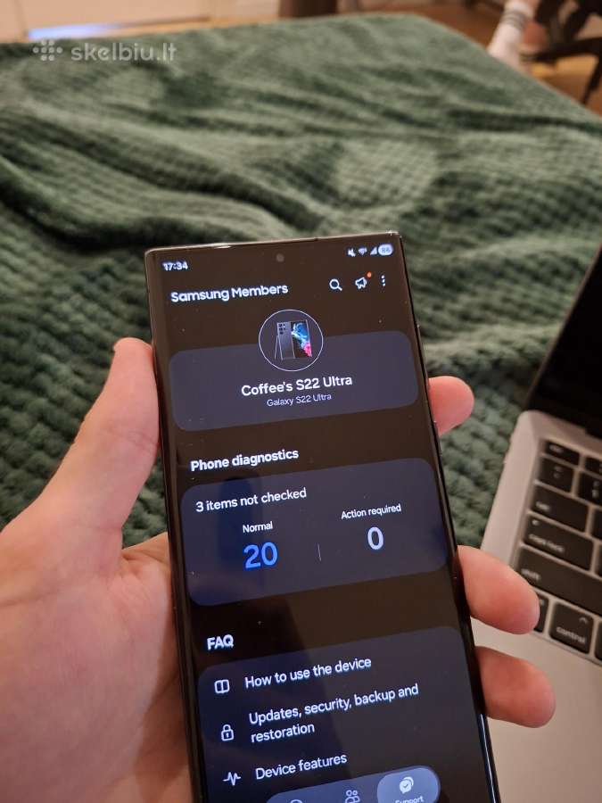 S22 Ultra 8/128 Snapdragon versija - nuotraukos Nr. 14