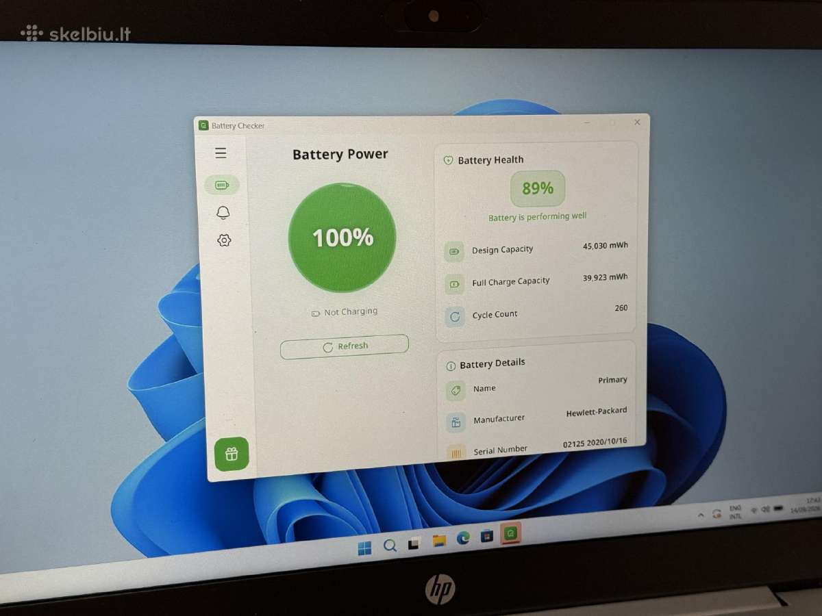 Hp Probook 450 G7 i5-10510u 8gb/256gb - nuotraukos Nr. 6