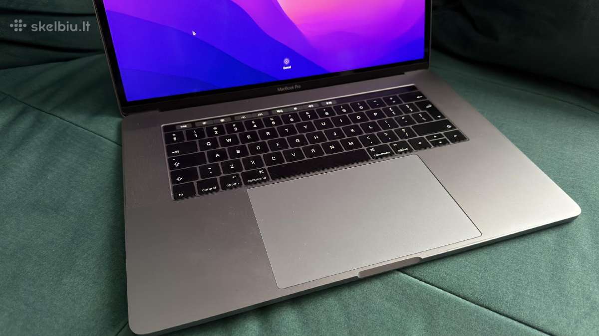 MacBook Pro 15" i7 2.6 GHz / 16gb (2016) Touch Bar - nuotraukos Nr. 2