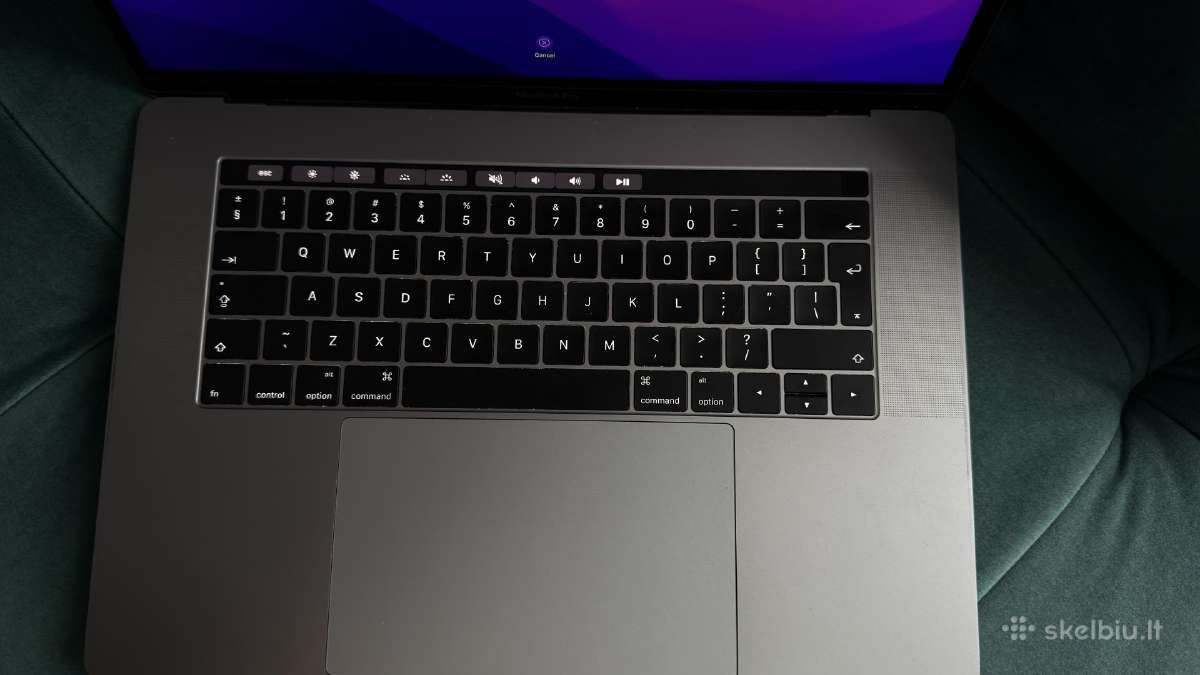 MacBook Pro 15" i7 2.6 GHz / 16gb (2016) Touch Bar - nuotraukos Nr. 4