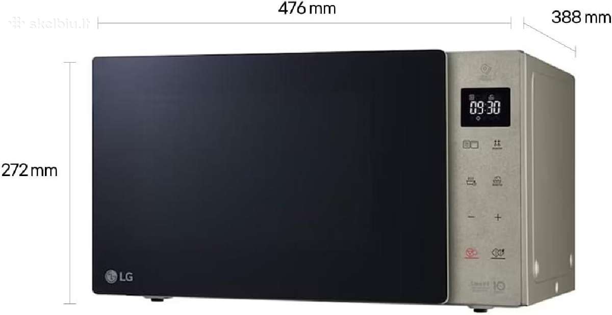LG Mh6535nbs mikrobangų krosnelė 1000w - nuotraukos Nr. 2
