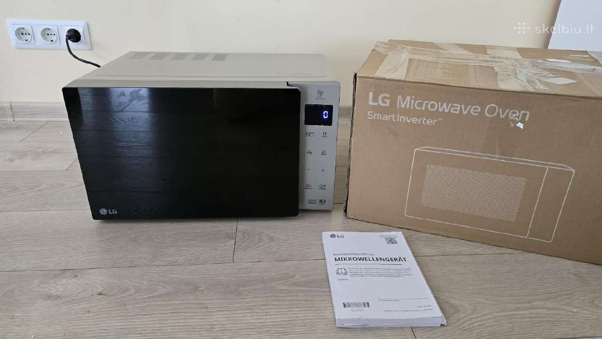 LG Mh6535nbs mikrobangų krosnelė 1000w - nuotraukos Nr. 5
